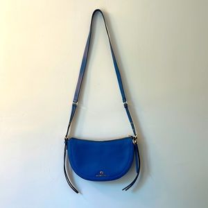 Michael Kors Blue Crescent Bag